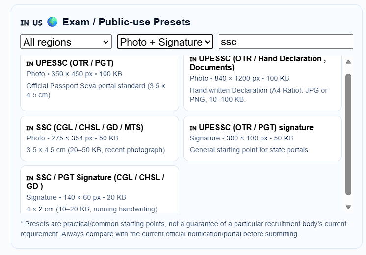 ssc, upsc, CGL, CHSL, MTS, GD, Banking & IBPS, OTR, NTA NEET UG / JEE, 20 KB